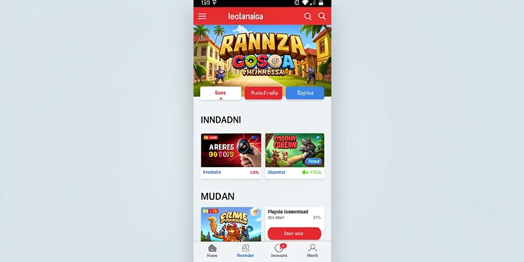 Tampilan awal game 8055 yang menarik.