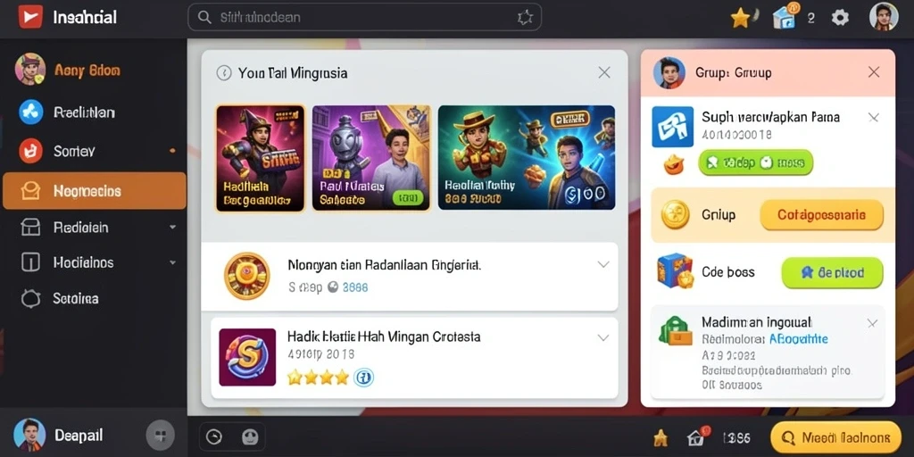 Tampilan antarmuka yang modern dan mudah digunakan.