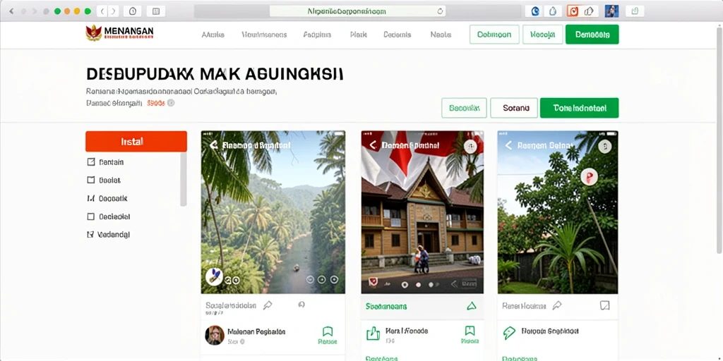 Screenshot menampilkan antarmuka pengguna yang menarik.