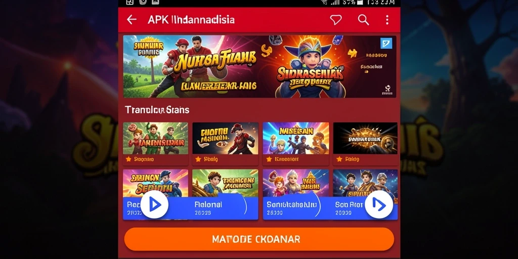 Screenshot fitur utama permainan RAJACAIR.