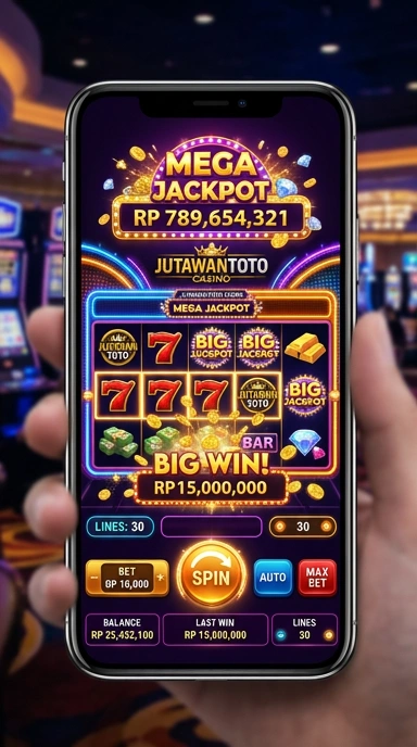 Cuplikan layar menu unduhan jutawantoto untuk perangkat Android
